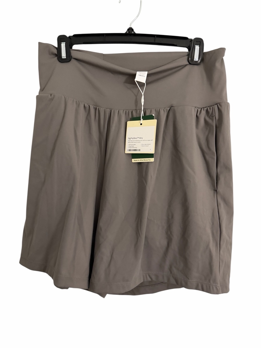 HALARA Taupe A-Line Athletic Skort Shorts